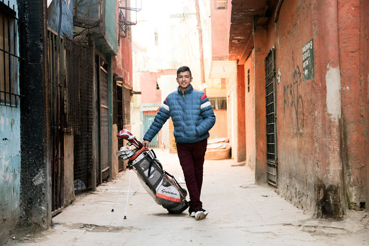 Dylan Reales, el golfista del Barrio 31 que sueña con ser profesional