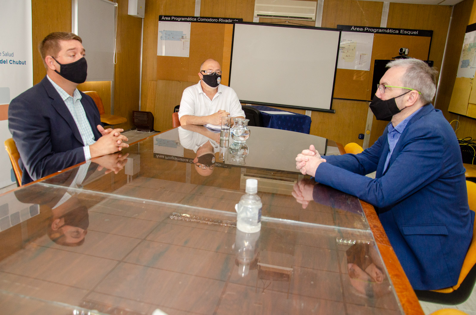 Biss evaluó con Puratich el protocolo para Playa Unión y coincidieron en la necesidad de la responsabilidad de la gente