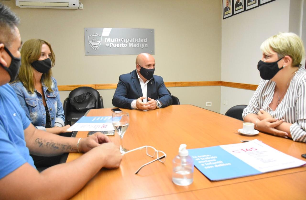 Sastre avanza en una agenda local para fortalecer la lucha contra la trata