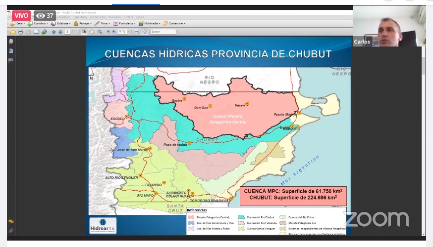 “Es imposible que la cuenca de Sacanana pueda llegar a contaminar el Río Chubut”