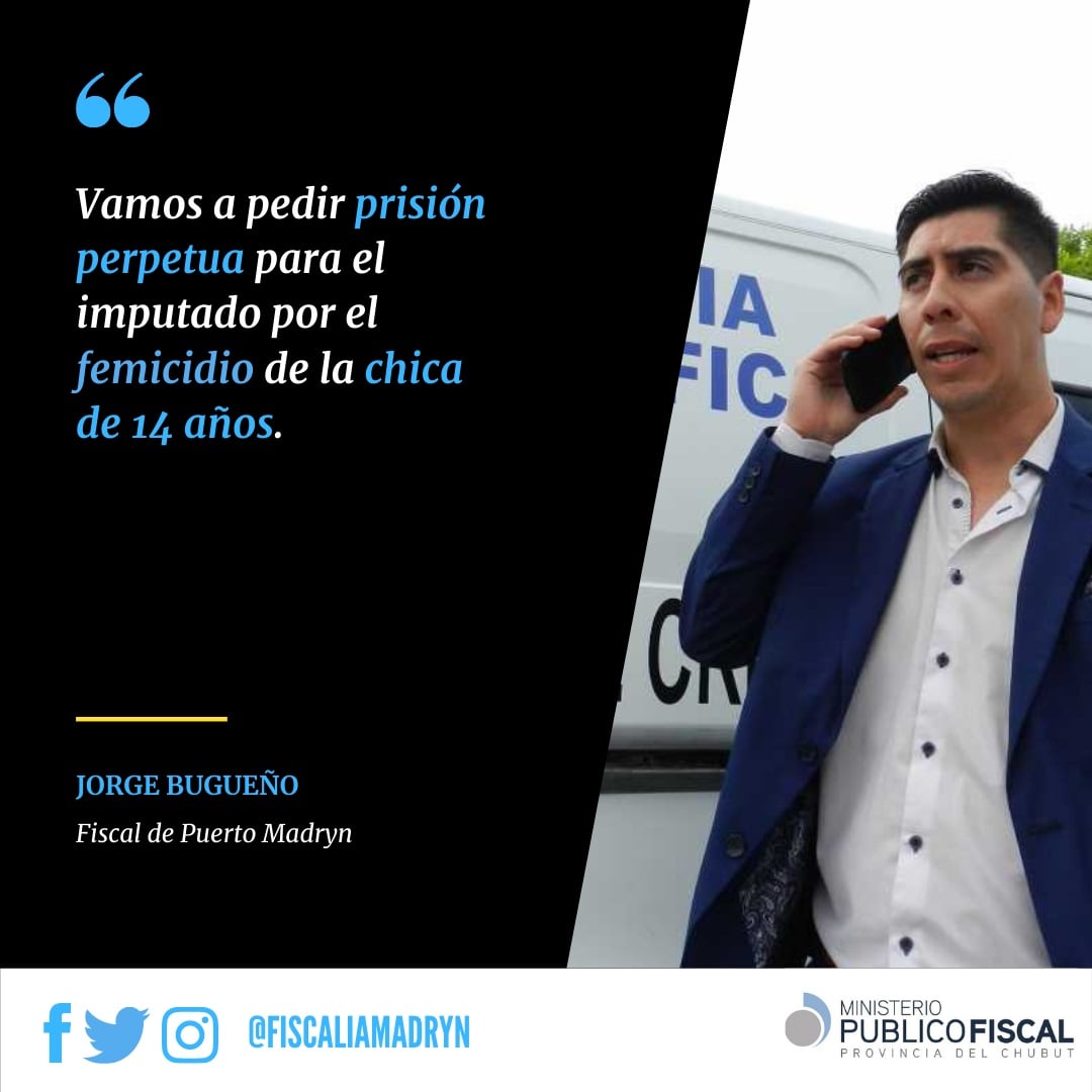 Conmoción y dolor: Fiscalía pedirá prisión perpetua para el femicida de Madryn
