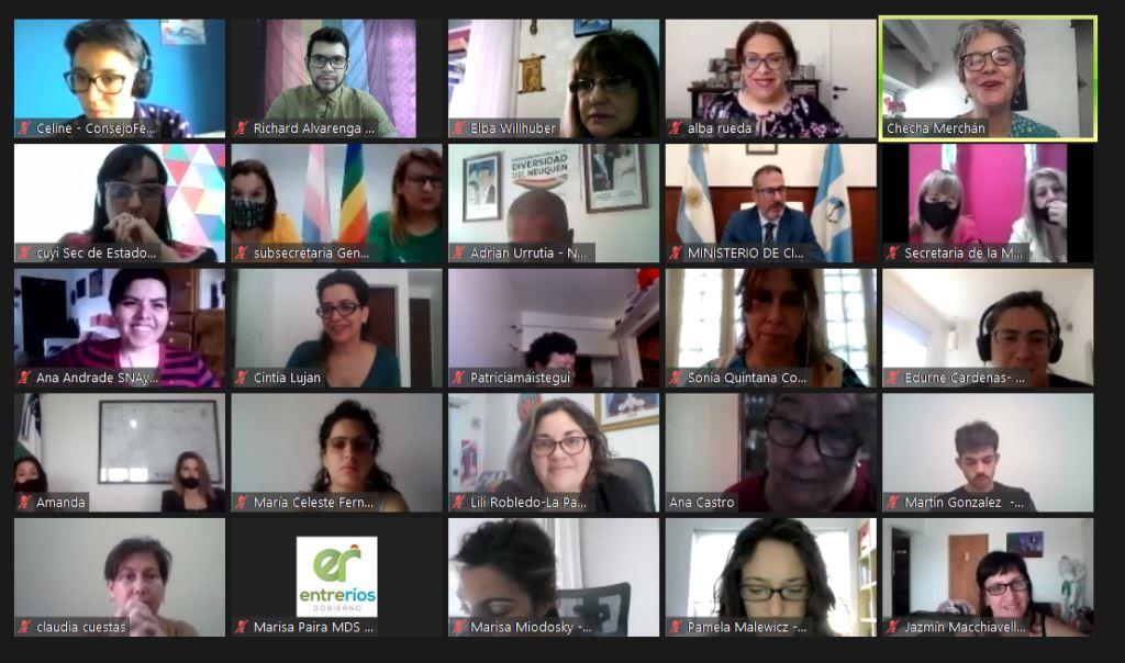 Chubut participó de una nueva sesión del Consejo Federal del Ministerio de las Mujeres, Géneros y Diversidad