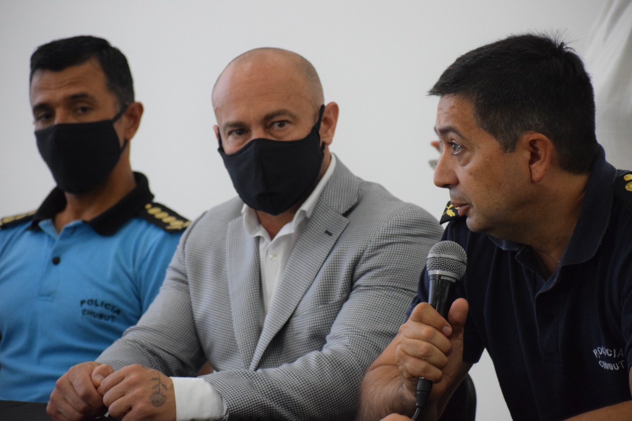 Massoni brindó detalles de los operativos de saturación realizados en Puerto Madryn