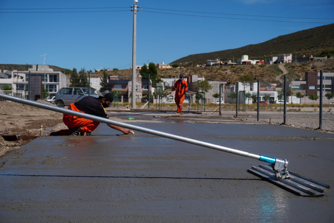 Juncos puso en marcha la construcción del centro de acopio transitorio de residuos en Rada Tilly