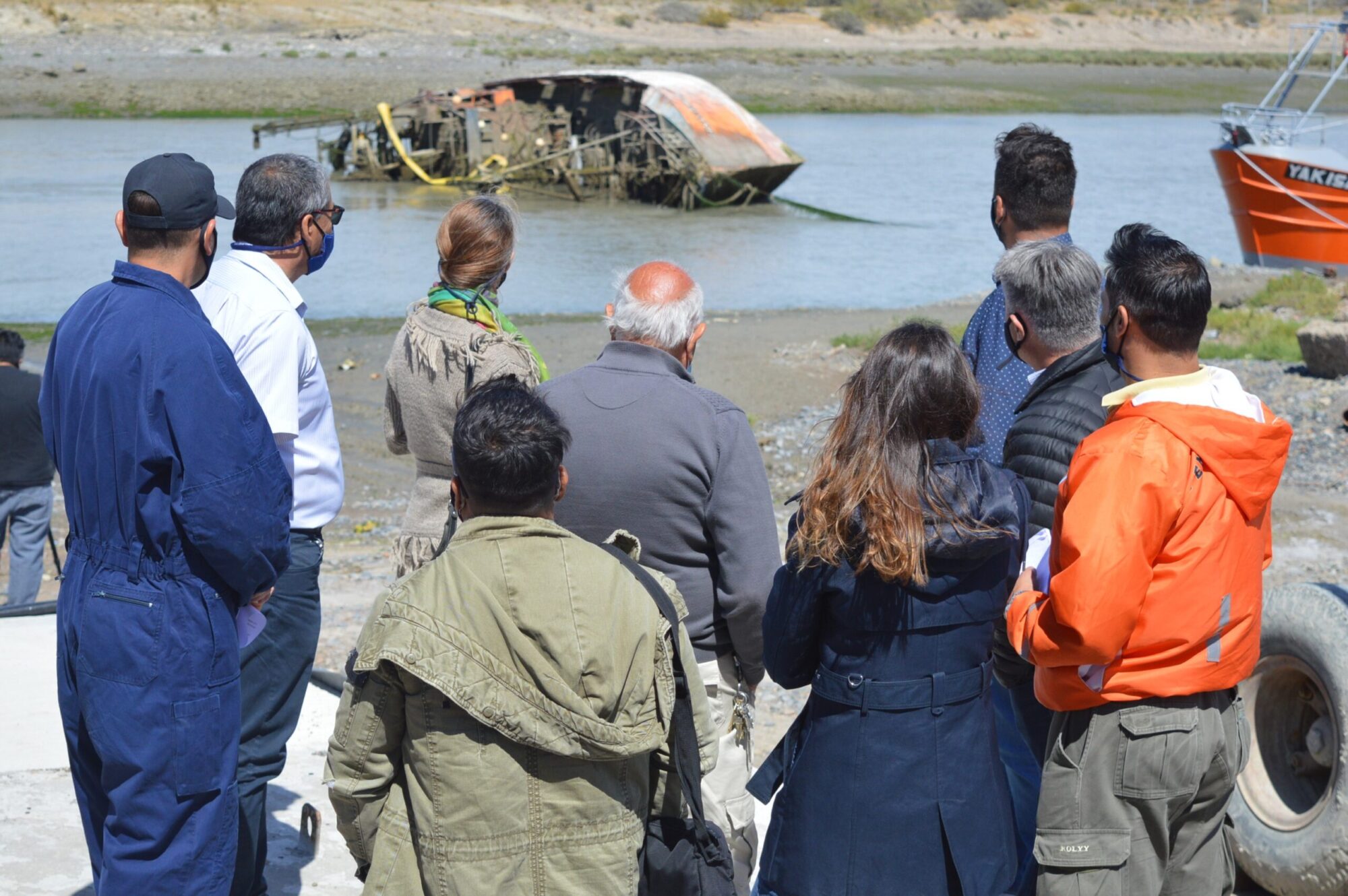 Rawson: Se conformó la comisión que trabajará en el retiro del buque Sagrado Corazón