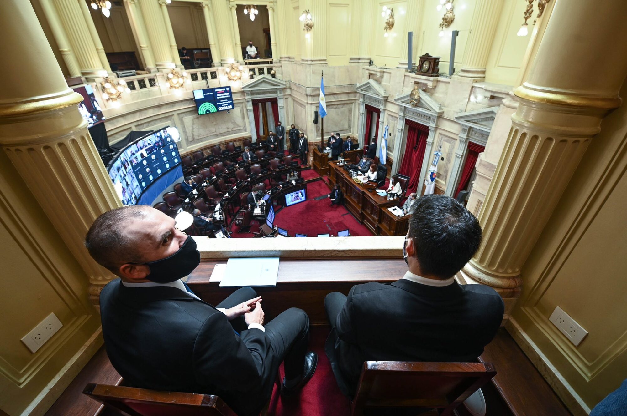 El Senado tratará la propuesta de Guzmán para que toda deuda en moneda extranjera tenga que ser autorizada por el Congreso