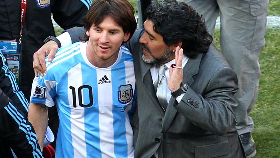 Messi, en su cuenta oficial, le dedicó unas palabras a Maradona