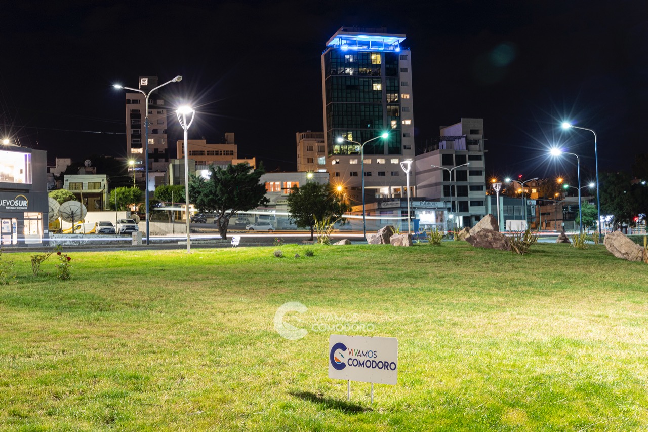 La gestión de Luque continúa con el embellecimiento de Comodoro Rivadavia