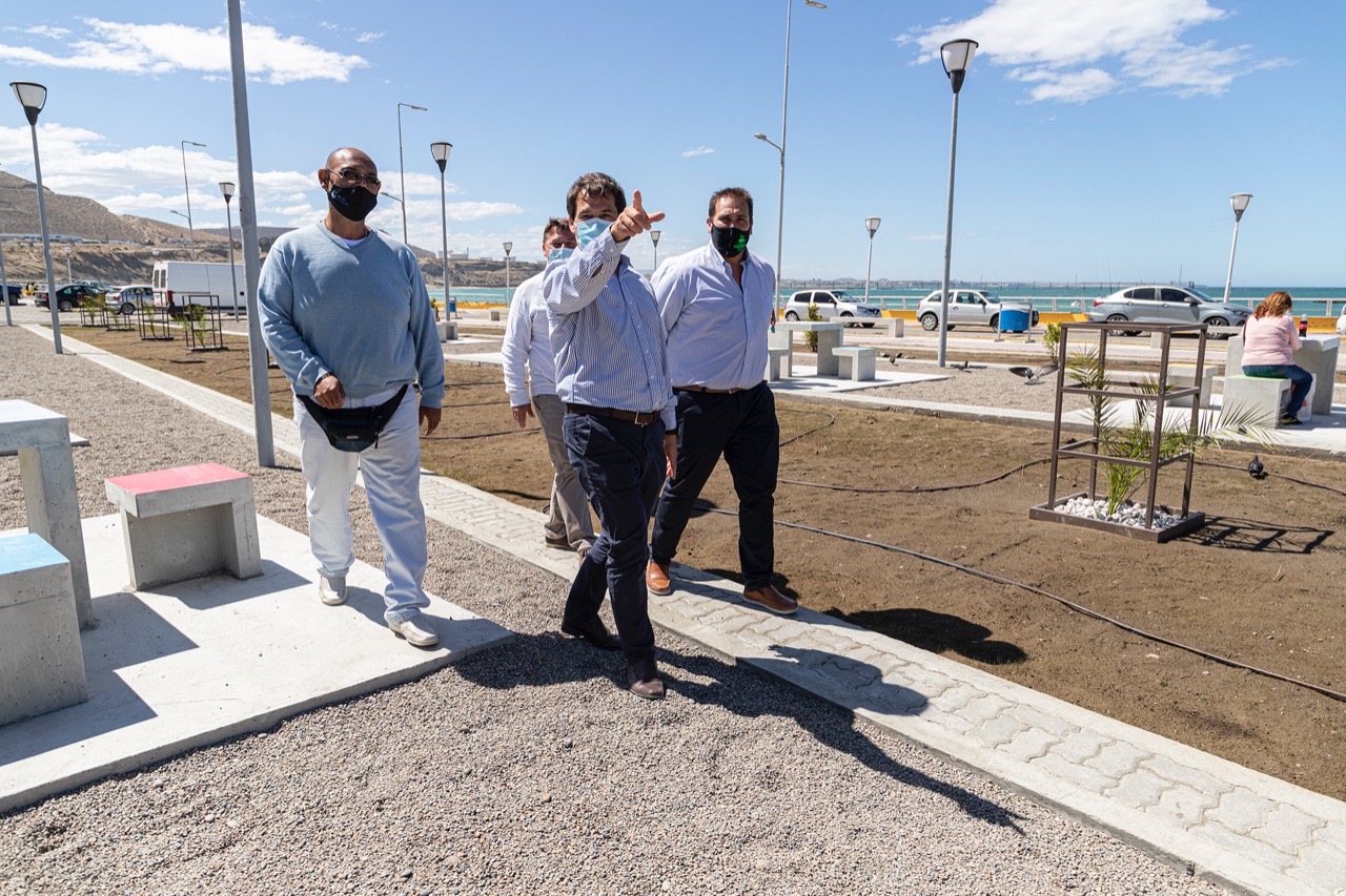 Comodoro sumó un nuevo espacio público para disfrutar de la costanera