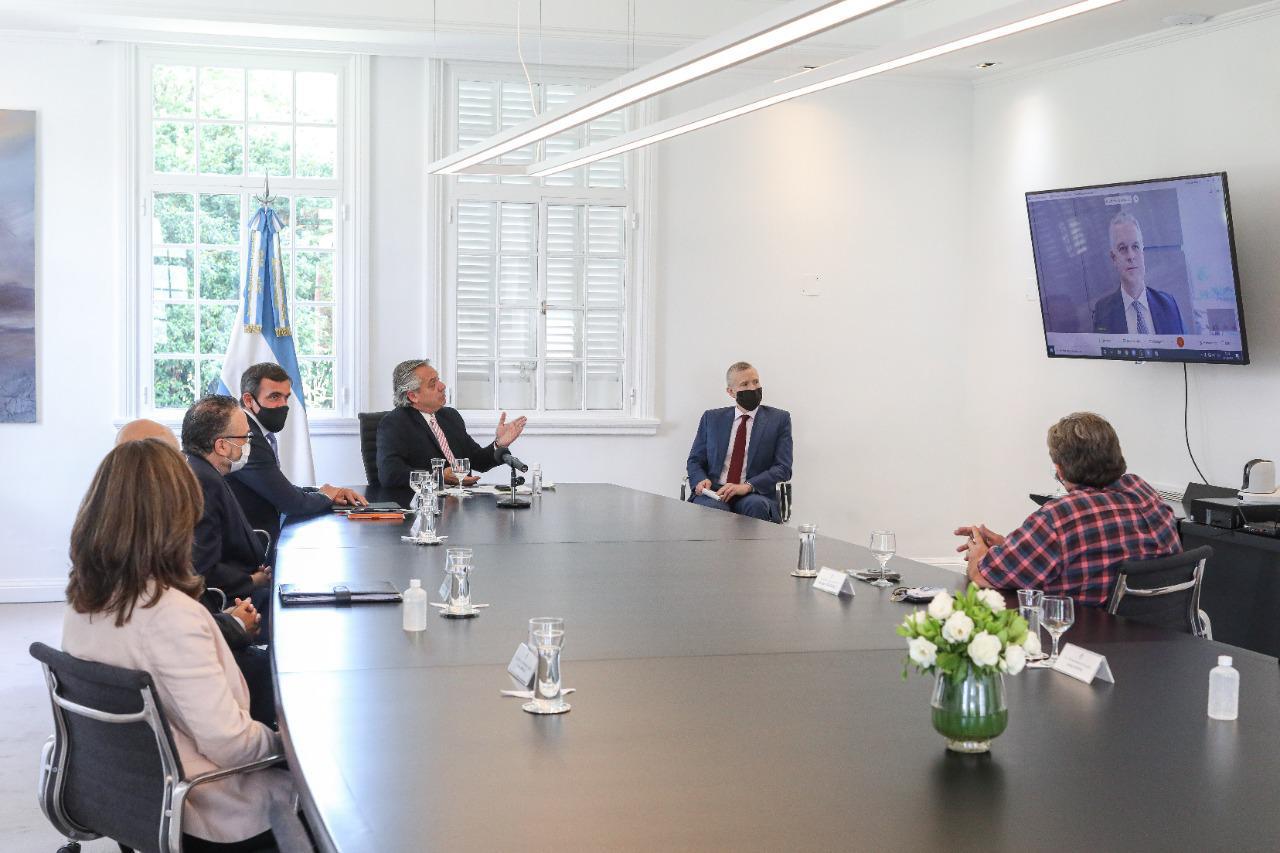 El Presidente recibió a los directivos de Ford, que le anunciaron inversiones por 580 millones de dólares en el país