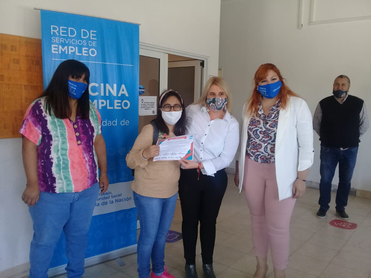 Discapacidad y Empleo entregaron certificados del Taller de Orientación Laboral