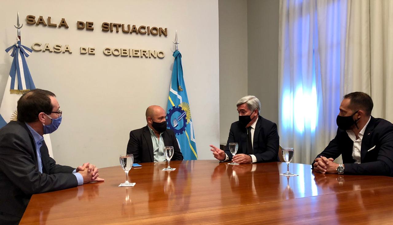 Sastre recibió a la cúpula del Poder Judicial para intentar rencauzar la relación tras los duros cuestionamientos de Arcioni a la justicia
