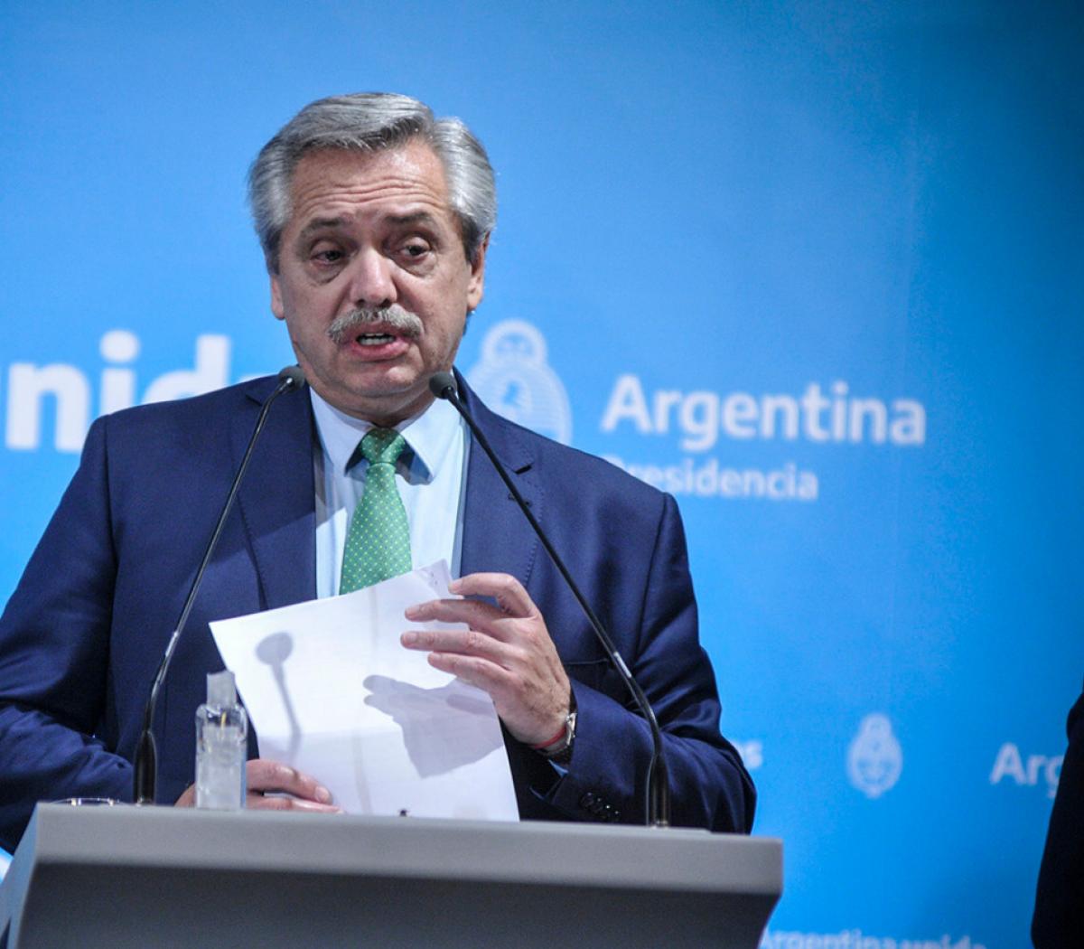 Alberto Fernández anunció obras públicas en 1500 municipios para los próximos seis meses