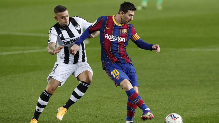 Con un gol de Messi, Barcelona venció a Levante