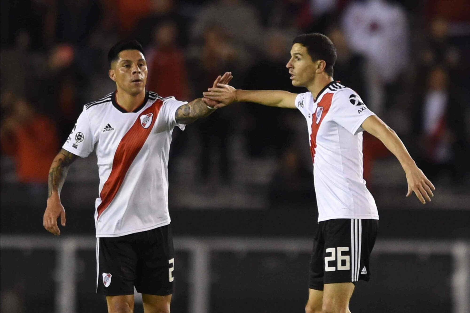 River recupera dos piezas importantes: Enzo Pérez y Nacho Fernández ya entrenan a la par del equipo y serán titulares