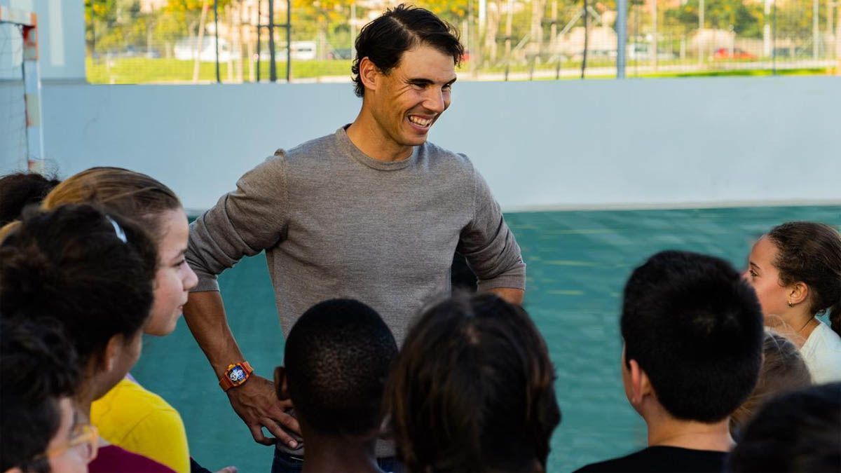 Rafael Nadal donó 3.000 kilos de comida para niños carenciados de Mallorca