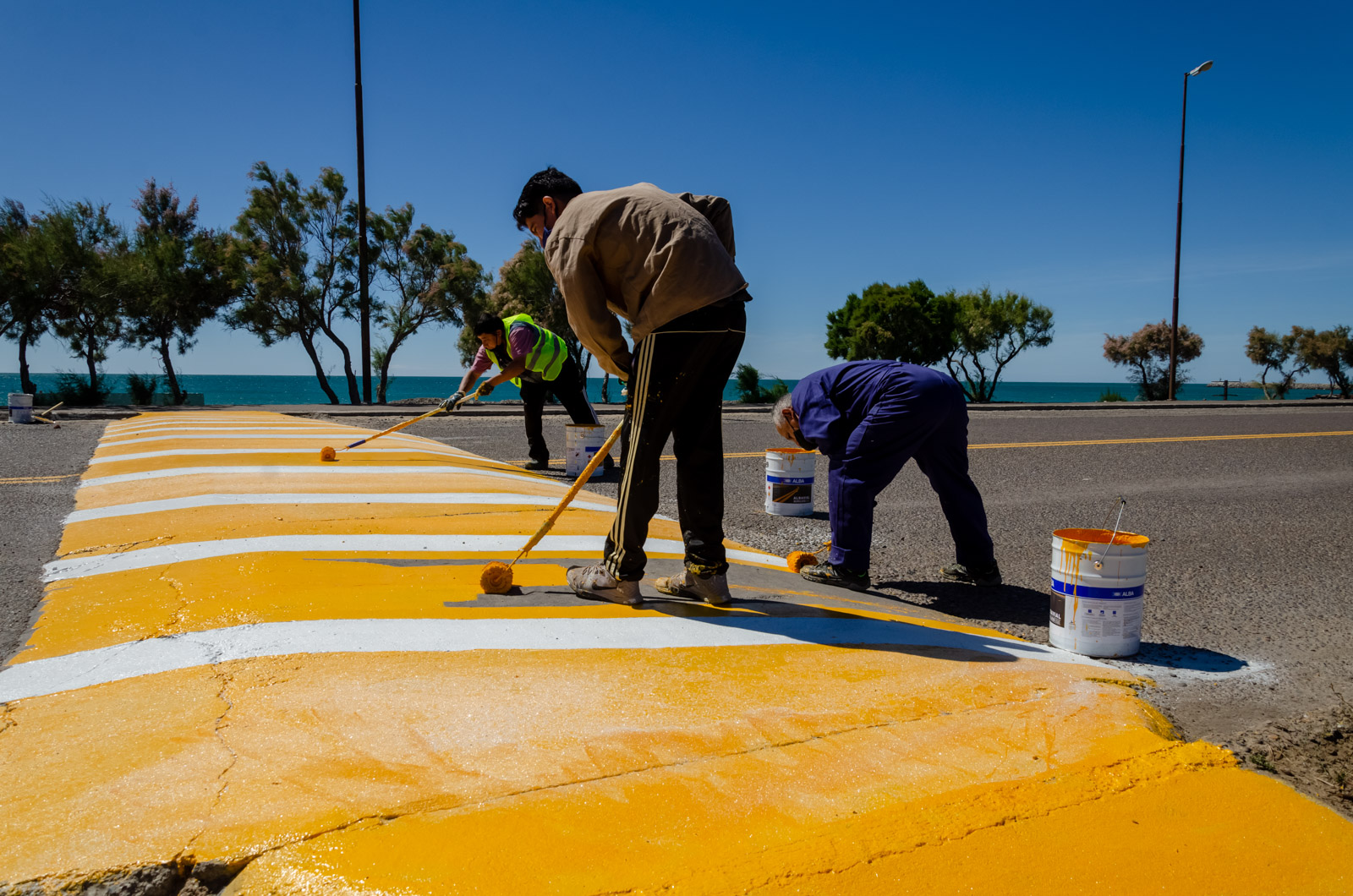 El área de Tránsito coopera con distintos mejoramientos previo al inicio de la temporada en Playa Unión