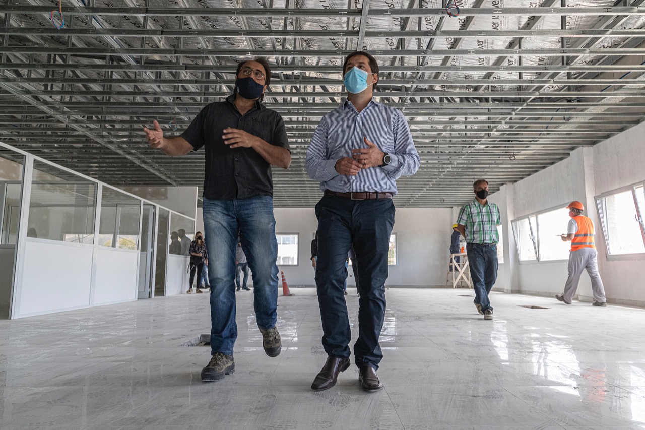 Avanza a paso firme la construcción del nuevo edificio del área de Ambiente