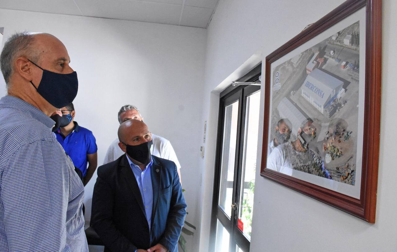 Sastre recorrió la planta del Grupo Iberconsa de Argentina