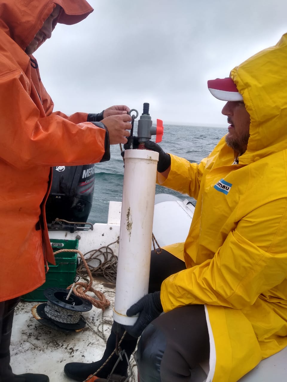 Buzos del Ministerio de Turismo controlan marea roja en Camarones y Bahía Bustamante