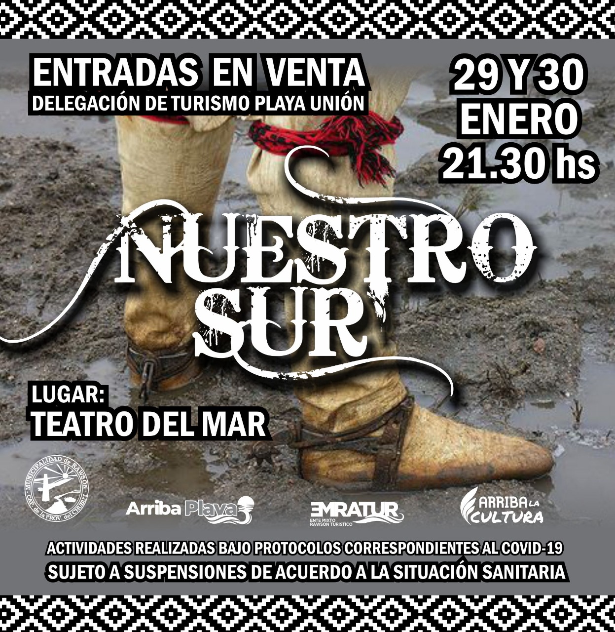 En el Teatro del Mar se presentará el gran espectáculo local “Nuestro Sur”