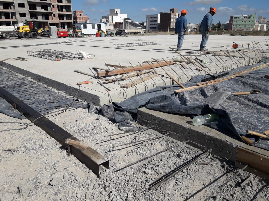 Provincia finalizó la construcción de la platea donde se instalará el Hospital Modular en Puerto Madryn