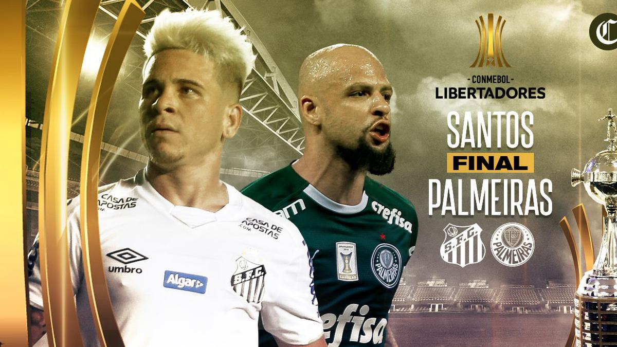 Palmeiras y Santos definen hoy al campeón de la Copa Libertadores 2020
