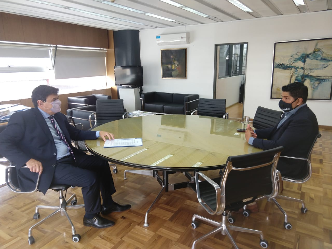 Ayala se reunió con el ministro Moroni para avanzar en proyectos de formación y generación de empleos en la provincia