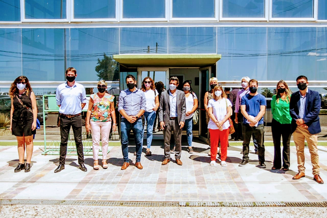 Coliñir y la senadora Nancy González se reunieron para definir agenda de tareas en Puerto Madryn durante el 2021