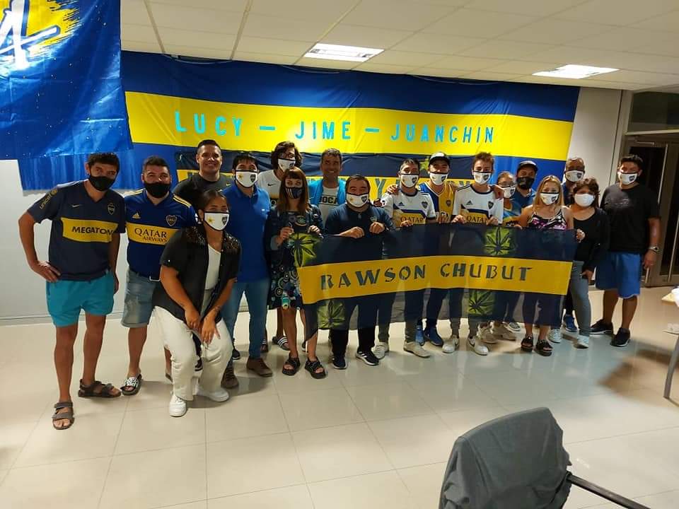 Se oficializó la Peña de Boca Juniors en Rawson