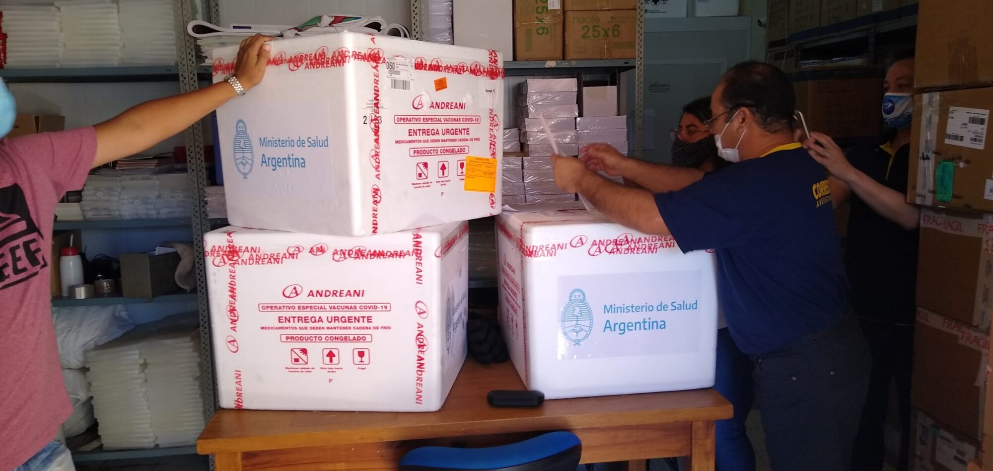 El Ministerio de Salud de Nación enviará a Chubut 7.200 dosis de la vacuna Sinopharm