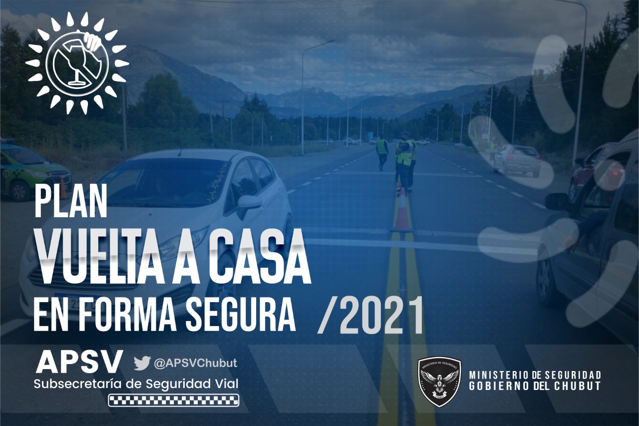 La Subsecretaría de Seguridad Vial impulsa el plan “Vuelta a Casa en Forma Segura”