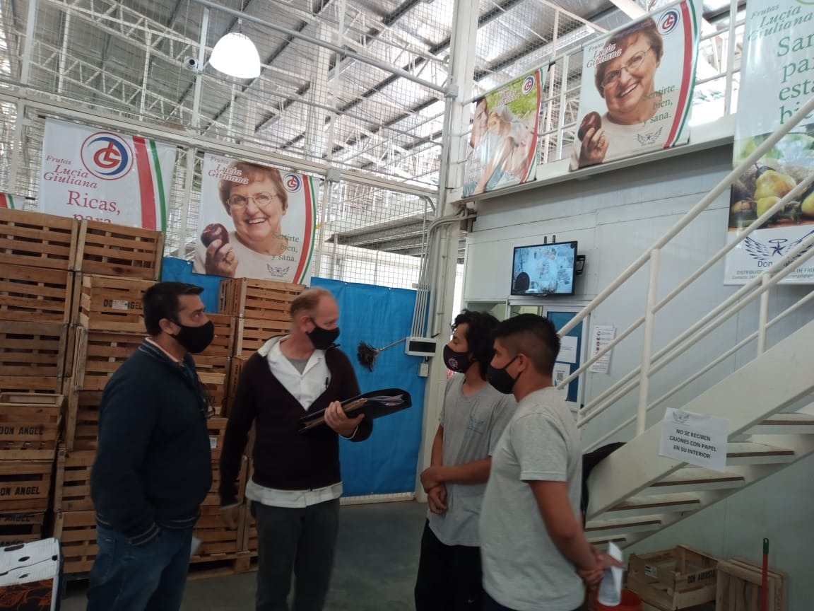 Se realizó control bromatológico y de habilitación en el mercado concentrador
