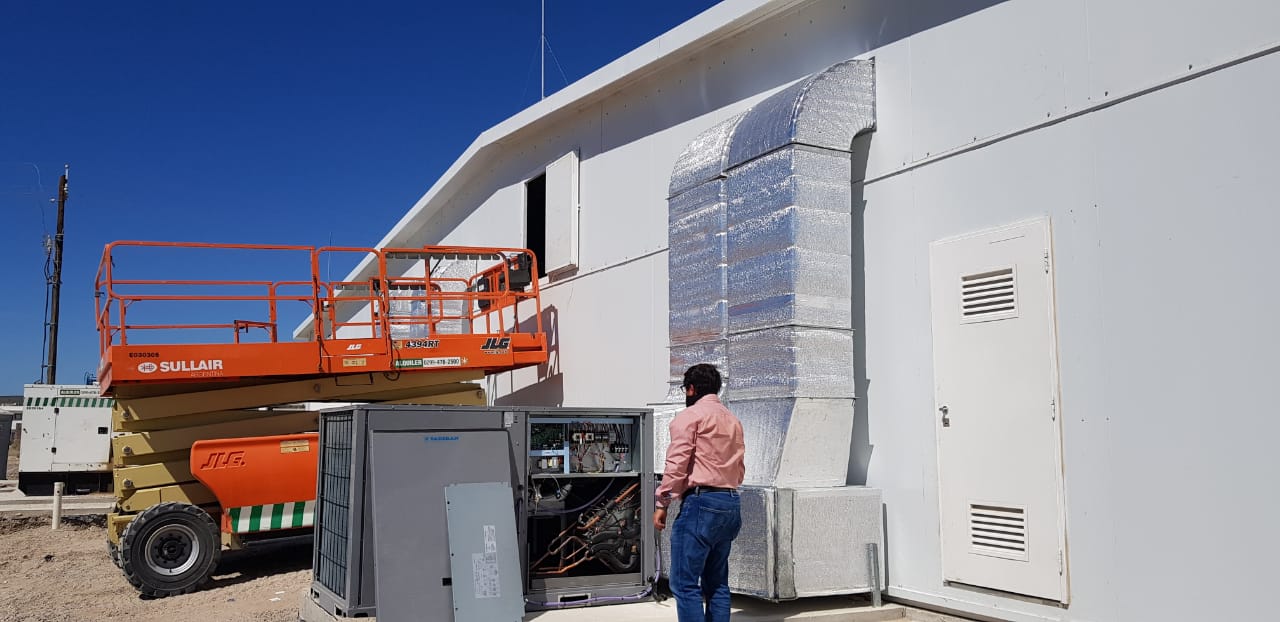 El Ministerio de Infraestructura realizó una inspección técnica en el Hospital Modular de Puerto Madryn