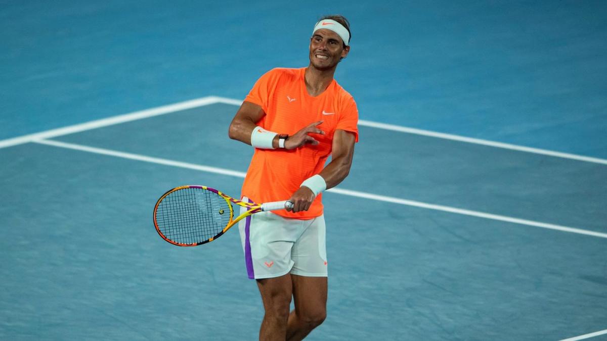 Rafael Nadal derrotó a Fabio Fognini en tres sets y pasó a cuartos de final en Australia