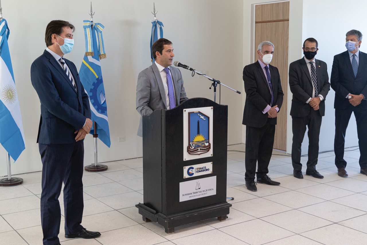 Luque acompañó el final de la primera etapa de la Ciudad Judicial y dijo que “hoy es un día histórico en Comodoro Rivadavia, de enorme alegría y justicia”