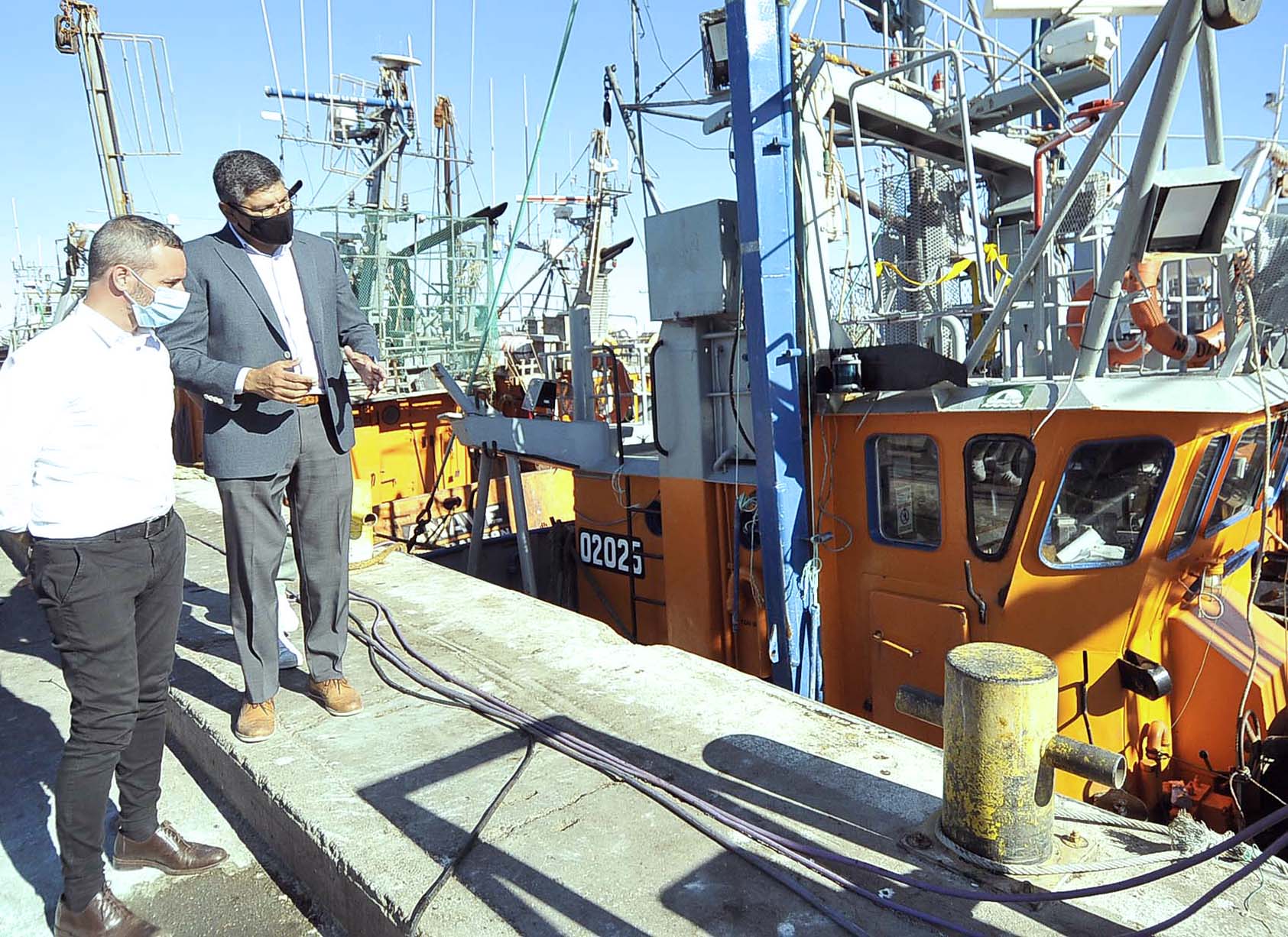 Aguilar aseguró que el objetivo de Chubut “es lograr en algún momento ser el número uno en capturas del país”