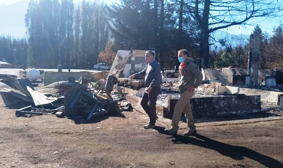 Servicio eléctrico en la Cordillera: Funcionarios provinciales continúan recorriendo las zonas afectadas