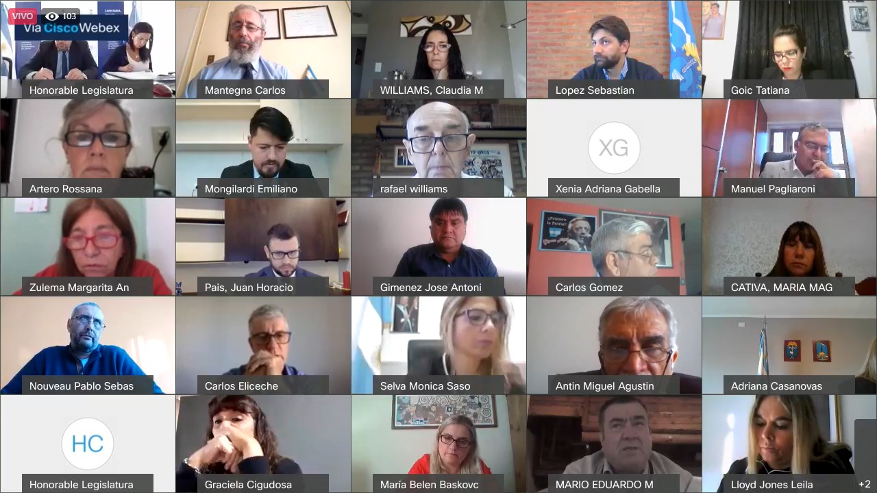 Legislatura seguirá sesionando en forma virtual durante todo el mes de abril frente a la suba de casos y el temor de la segunda ola de coronavirus