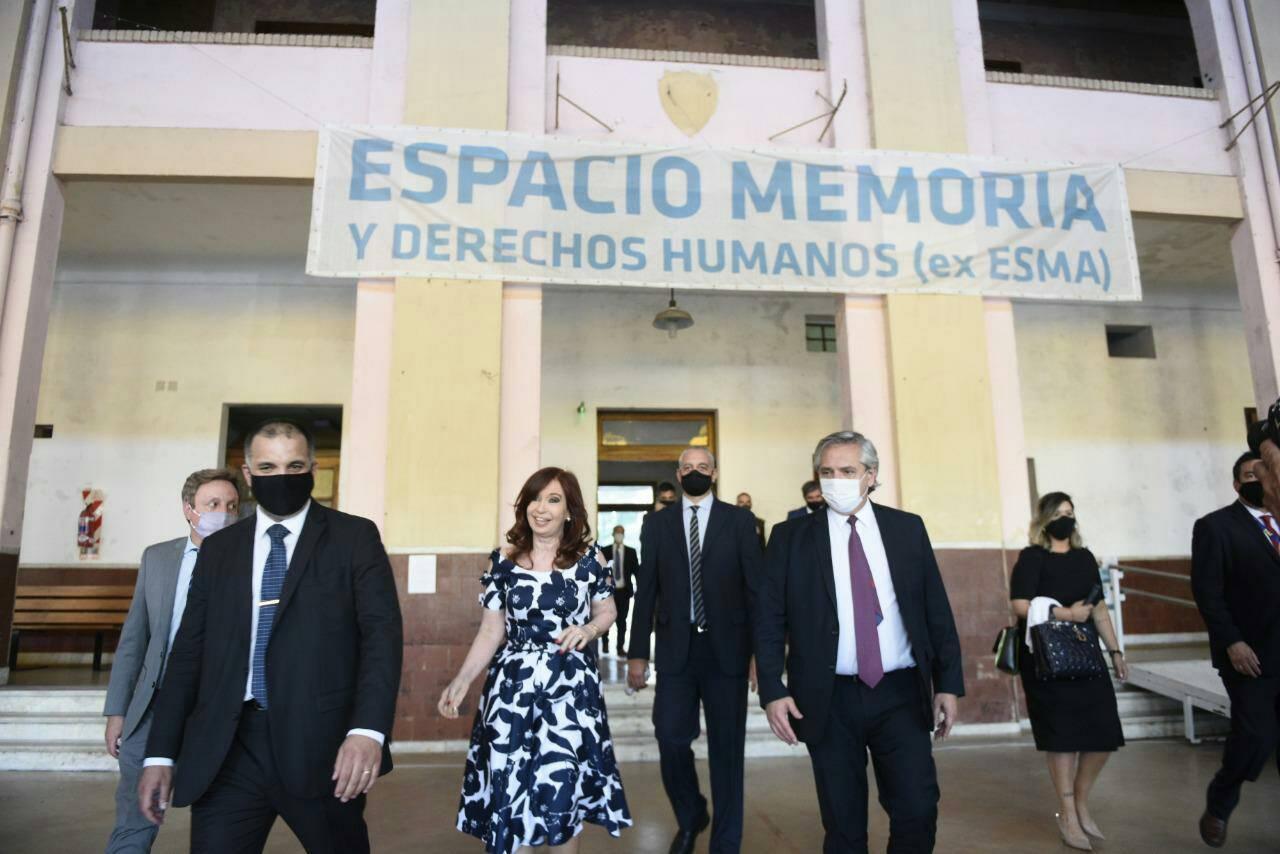 Alberto Fernández participa hoy en la exESMA de un acto en homenaje a trabajadores desaparecidos