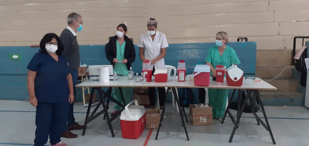 Puratich destacó el avance de la Campaña de Vacunación contra el Covid-19 en Puerto Madryn