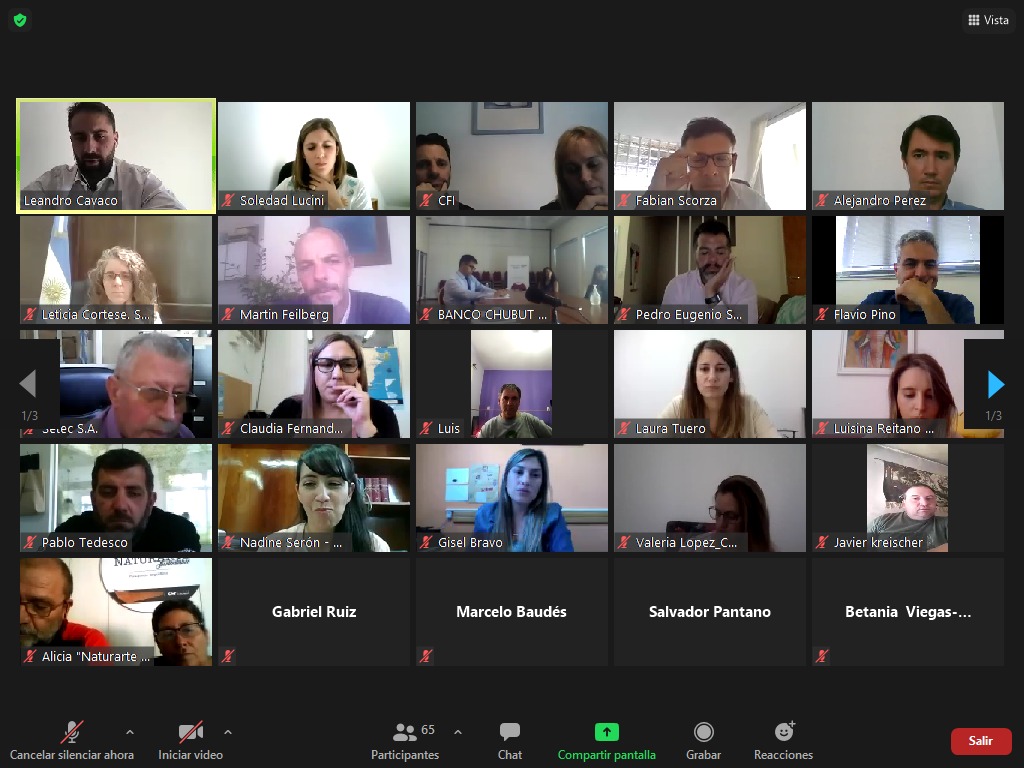 El Gobierno del Chubut participó del lanzamiento de difusión de líneas financieras para Pymes