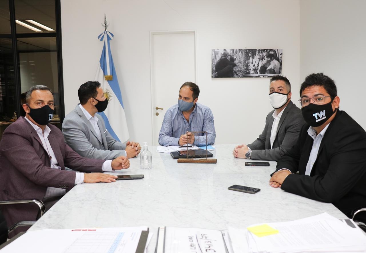 Maderna se reunió con funcionarios nacionales y gestiona más obras para Trelew