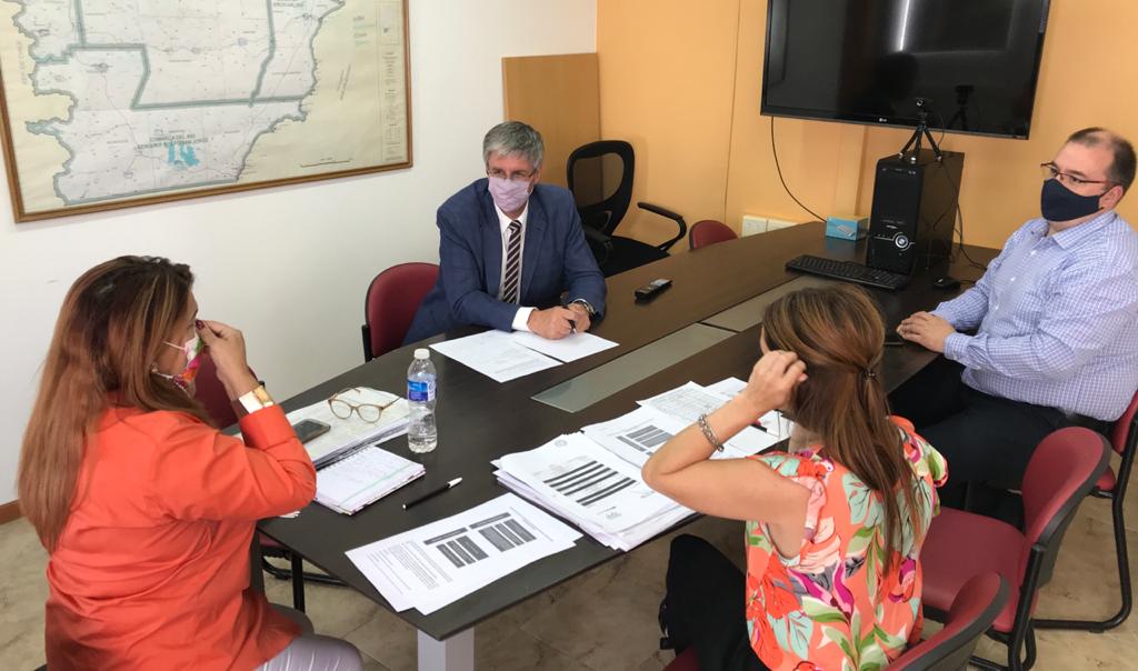 Ongarato gestionó ante Provincia el regreso del transporte urbano en Esquel y obras de gas para la ciudad
