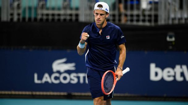 Schwartzman venció al francés Mannarino y se metió en los octavos de final en Miami