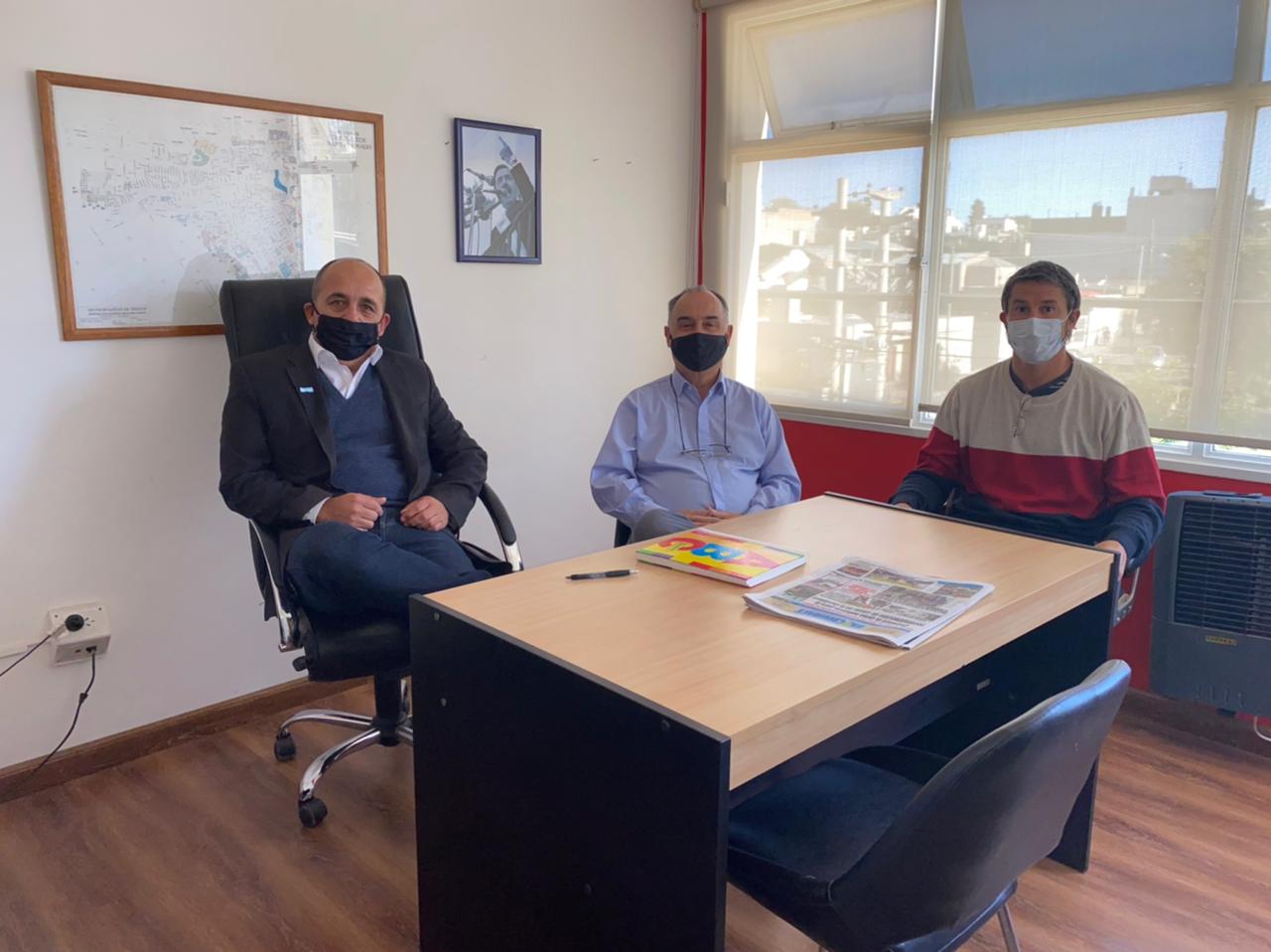 Rubén Cáceres y Gerardo Merino apoyaron a Miguel Ramos para que presida la Convención de la UCR