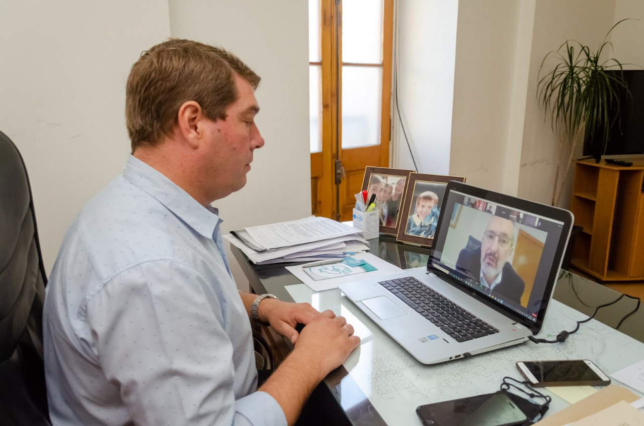 Biss presidió nueva reunión del Comité de Emergencia de Rawson