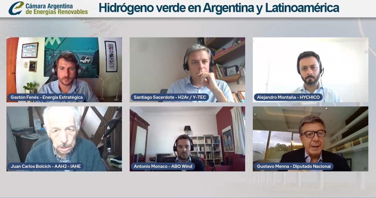 Menna instó a “deponer diferencias políticas y a pensar a largo plazo” para el desarrollo del hidrógeno verde en la Argentina