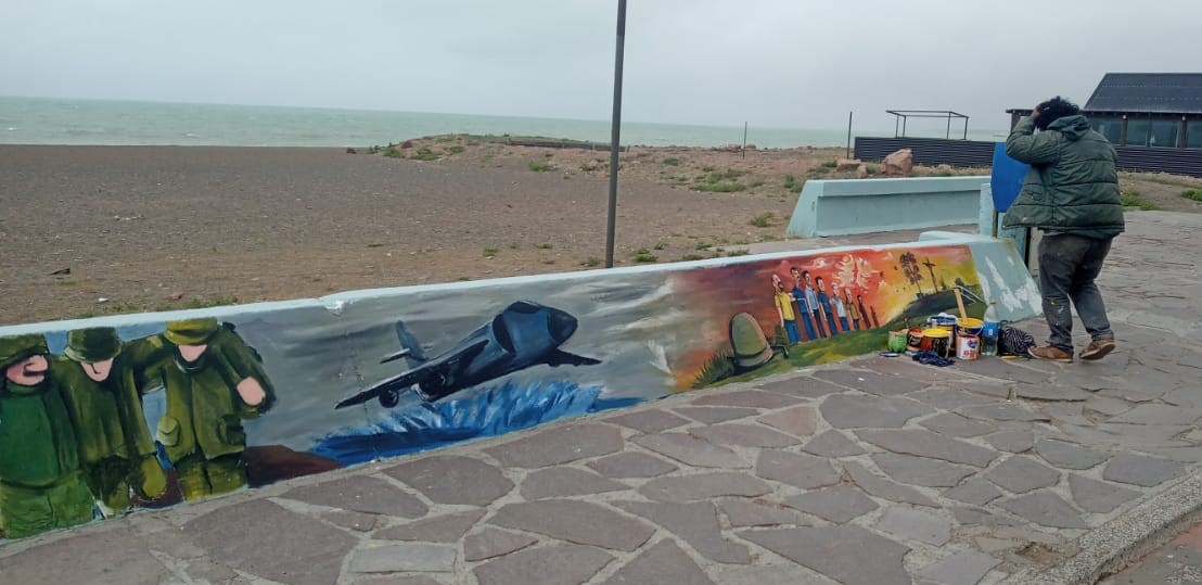 Rawson homenajeará a los veteranos y caídos en la Guerra de Malvinas con un acto y la inauguración de un mural