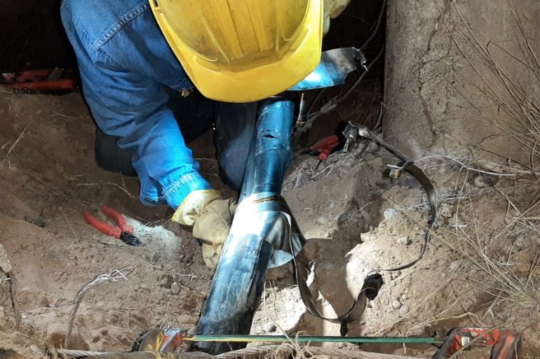 Un atentado dejó sin energía a parte del Parque Industrial de Trelew y la Cooperativa presentó un denuncia penal